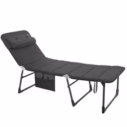 Crespo AP-363 NAD, Gris, Tissu, Couché(e)/assis(e), Aluminium, 140 kg, TÜV / GS