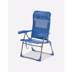 Crespo AL-206 Chaise de camping 4 pieds Cyan