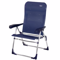 Crespo AL-206, 110 kg, Chaise de camping, 4 pieds, 2,79 kg, Aluminium, Fibre, Bleu