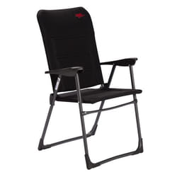 Crespo Fix Chaise de camping 4 pieds Noir