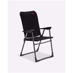 Crespo Fix Chaise de camping 4 pieds Noir