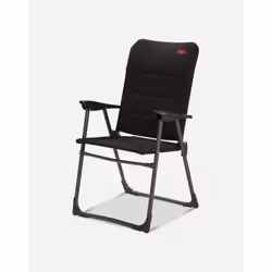 Crespo Fix Chaise de camping 4 pieds Noir
