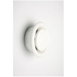 Tuyau Diffuseur Pour Encastrer ø125mm Reglable Koppa D'acier Blanc