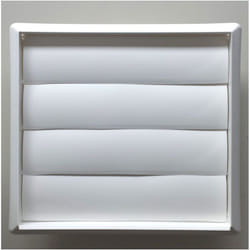 Grille de ventilation pvc tube ø120mm o 16,5x18,5cm avec plaques mobiles