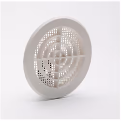 Grille Avec Toile Mousquitaire Couleur Blanche D-10-11cm Abs