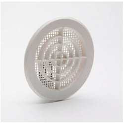 EDM - Grille Avec Toile Mousquitaire Couleur Blanche D-10-11cm Abs
