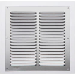 Grille sans bord alum 0.6 couleur naturelle 200x200mm