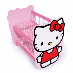 LITS SUPERPOSES HELLO KITTY EN BOIS POUR POUPEES 445 X 29 X 40 CM