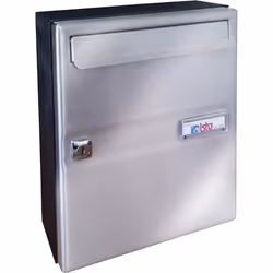 btv 14407 boîte aux lettres Noir Acier, Acier inoxydable