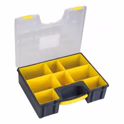 ALYCO 8421504927624, Noir, Transparent, Jaune, Polycarbonate (PC), 420 mm, 335 mm, 62 mm