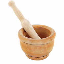 Mortero Cocina madera Oryx - Medida: Ø 14 x 9 cm. - Fabricado en madera de plátano.(Platanus orientalis) producto totalmente  ...