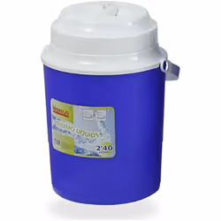 Thermo pour liquides 2,4l. Bleu hidalgo. Mesure: ø15cm x25cm haute performance. Ultrathermique.