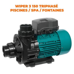 Pompe de filtration - EUROPALAMP - WIPER3 150M - Triphasé - IPX5 - Multi-usage