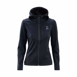 Veste de randonnée femme ALTUS DECAN SOFT SHELL anthracite - imperméable et respirante