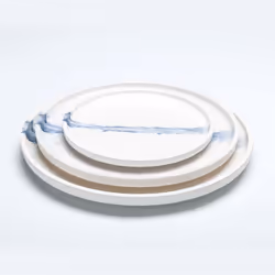 Assiette Mélamine Ronde Elégante Ø 20 à 31 cm - Pujadas - Blanc - l1- L1- P1- h1- Mélaminé