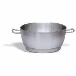 Couscoussière Inox Forme Bombée 20 L ou 40 L - Pujadas - l1- L1- P1- h200- Acier Inoxydable