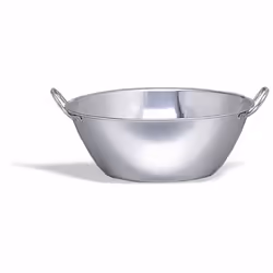 Bassine à Fond Plat Inox Ø 20 à 70 cm - Pujadas - l1- L1- P1- h105- Inox