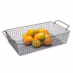 Panier Métallique GN 1/1 Noir - H 12 à 16 cm - Pujadas - Noir - l1- L1- P1- h160- Métal