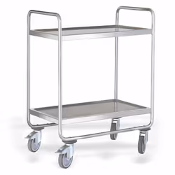 Chariot de Service Démontable 2 Niveaux L 810 à 910 mm - Pujadas - l1- L810- P1- h1- Inox