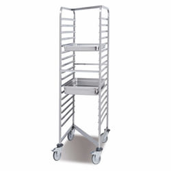 Chariot à Glissières Emboîtable 17 Niveaux pour Bacs GN 1/1 - Pujadas