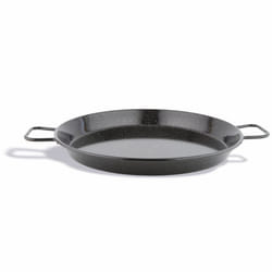 Plat à Paella Acier Émaillé Ø 10 à 60 cm - Pujadas - Noir - l1- L1- P1- h1- Acier émaillé