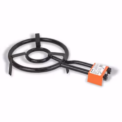 Brûleur Emaillé à Gaz 2 Cercles Ø 35 à 50 cm - Pujadas - l700- L350- P1- h100- Acier