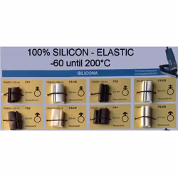 Elément de fixation Virutex 1204082; FS2; 8 mm x 100 m; en silicone