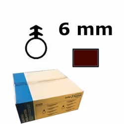 Elément de fixation Virutex 1204086; FS3; 6 mm x 100 m; en silicone