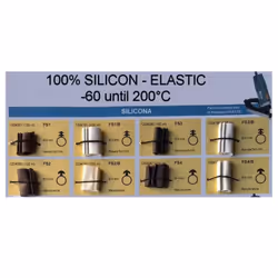 Elément de fixation Virutex 1204087; FS4; 6 mm x 100 m; en silicone