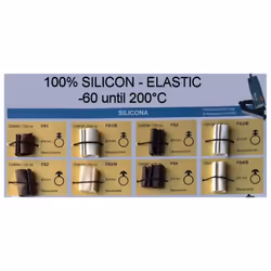 Elément de fixation Virutex 1204186; FS3/B; 6 mm x 100 m; en silicone