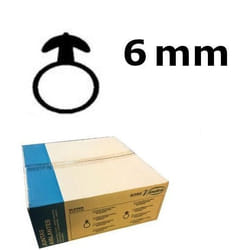 Elément de fixation Virutex 1204187; FS4/B; 6 mm x 100 m; en silicone