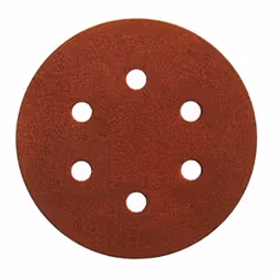 Papier abrasif pour ponceuses orbitales aléatoires Virutex velcro; 125 mm; P80; 50 unités