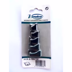Kit de coupe de rainure Virutex; 18/21/23/25/30 mm