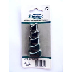 Kit de coupe de rainure Virutex; 18/21/23/25/30 mm