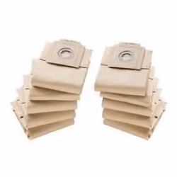 Sacs en papier pour aspirateur Virutex AS182K; 10 unités