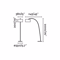 Faro 68463 éclairage au sol E27 15 W Noir