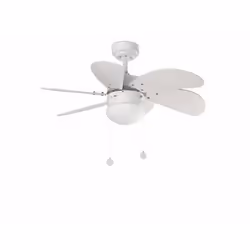 Faro 33180, Ventilateur à lame domestique, Blanc, Plafond, 81 cm, IP20, I