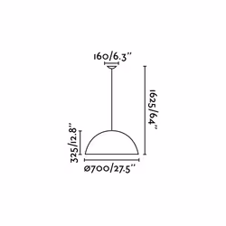 Faro 28398 éclairage en suspension E27 60 W Blanc