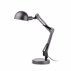Faro BAOBAB, Gris, Métal, Bureau, Noir, IP20, II