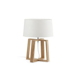 Faro 28401 lampe de table E27 60 W Blanc