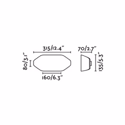 Faro 71516 éclairage extérieur Éclairage mural extérieur E27 20 W