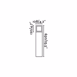 Faro 70761 éclairage extérieur Piedestal extérieur/Lampadaire E27 20 W - Vue supplémentaire 2