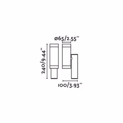 Faro 75501 éclairage extérieur Éclairage mural extérieur GU10 35 W