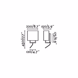 Faro 29983 éclairage mural E14 20 W