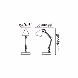 Faro 51916 lampe de table E27 11 W Blanc