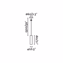 Faro 29894 éclairage en suspension 4 W LED Blanc