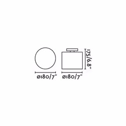Faro 65137, 1 ampoule(s), E27, IP20, Blanc