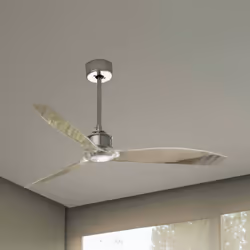 Faro 33394, Ventilateur à lame domestique, Chrome, Plafond, 128 cm, IP20, I