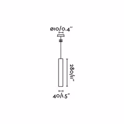 Faro 29886 éclairage en suspension 6 W LED Blanc
