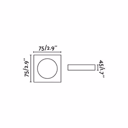 Faro 43400 éclairage de plafond Blanc GU10 LED A